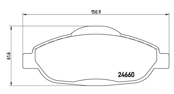 MAGNETI MARELLI stabdžių trinkelių rinkinys, diskinis stabdys 363700461101